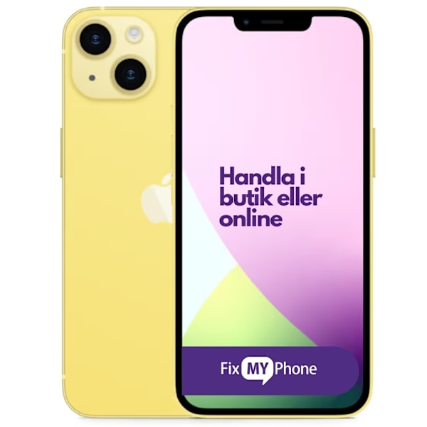 iPhone 14 Begagnad Gul 128 GB A+: Perfekt skick