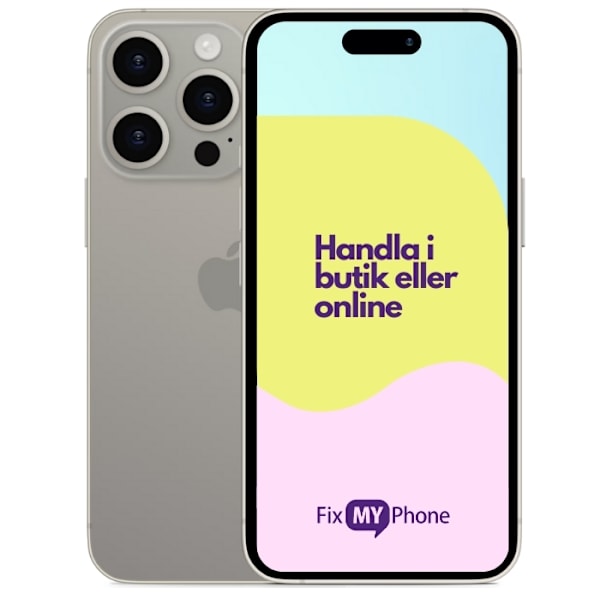 iPhone 15 Pro Max Begagnad Svart 256 GB C: Okej skick