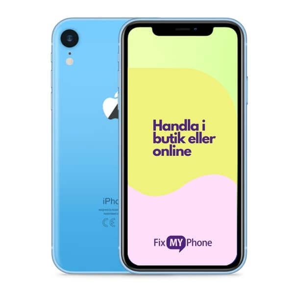 iPhone XR Begagnad Blue 128 GB B: Bra skick