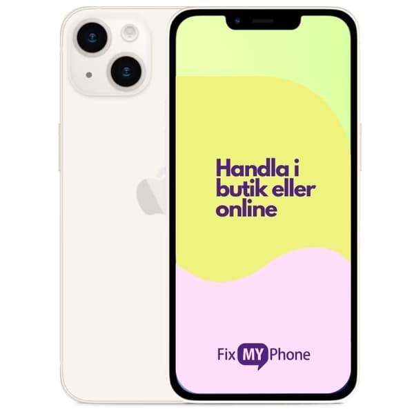 iPhone 14 Begagnad Starlight 256 GB B: Bra skick