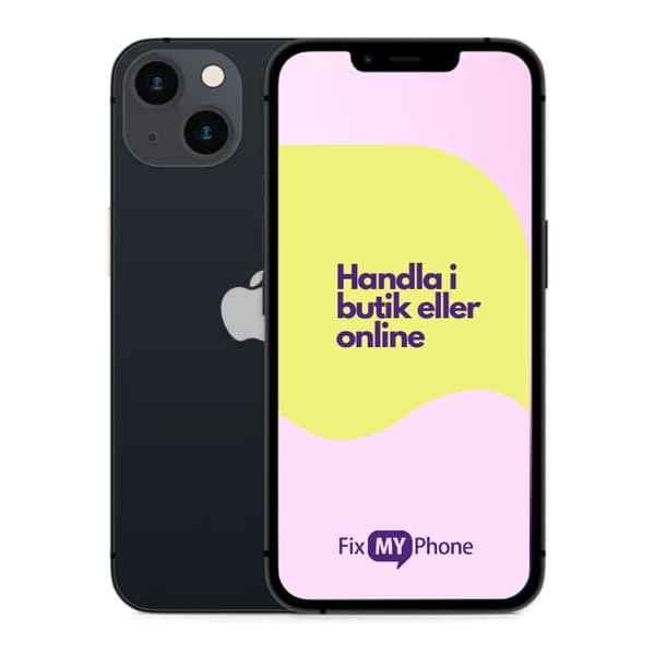 iPhone 13 Begagnad Black 128 GB A+: Perfekt skick