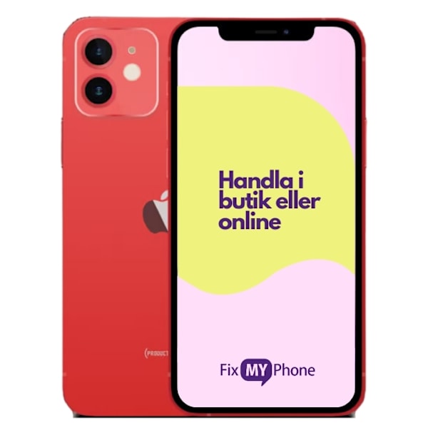 iPhone 12 Käytetty Refurbished Röd 64 GB A: Mycket bra skick