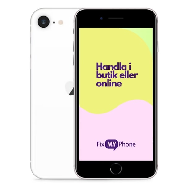 iPhone SE 2020 Käytetty Refurbished förnyad Vit 64 GB B: Bra skick