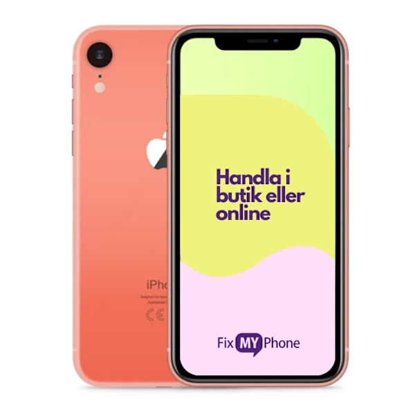 iPhone XR Brugt Refurbished Korall 64 GB A: Mycket bra skick