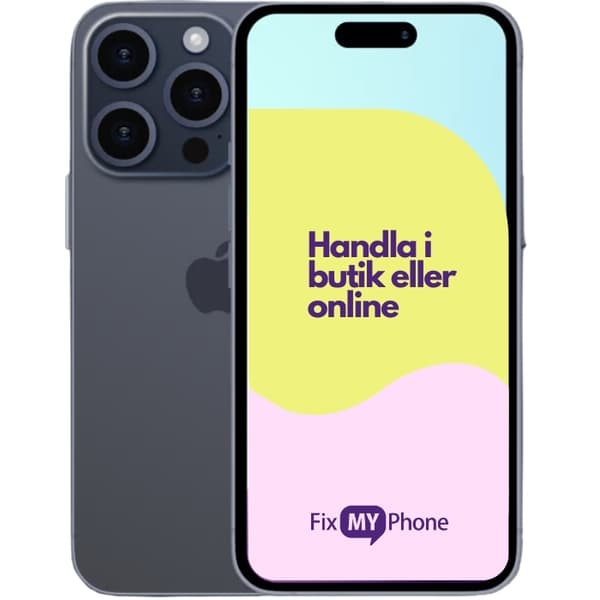 iPhone 15 Pro Brugt Refurbished Blue 1 TB A+: Perfekt skick