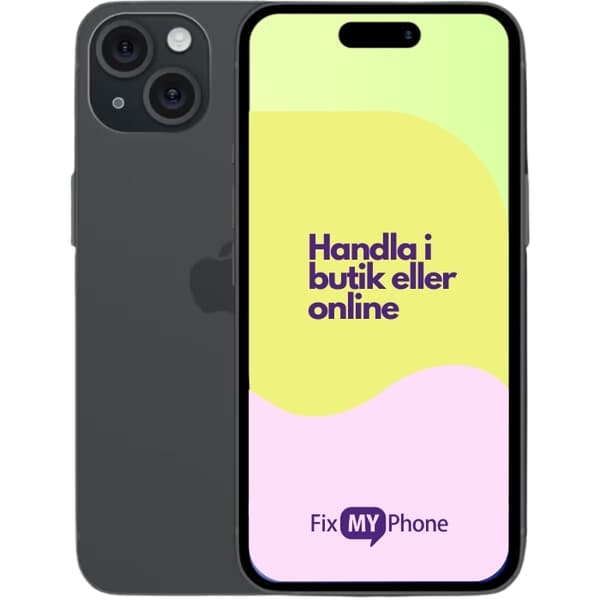 iPhone 15 Begagnad Black 256 GB B: Bra skick
