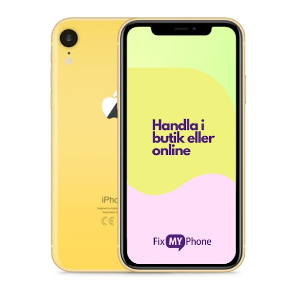 iPhone XR Brugt Refurbished Gul 64 GB B: Bra skick