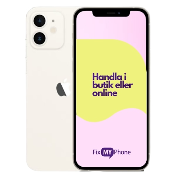iPhone 12 Begagnad Vit 128 GB A+: Perfekt skick