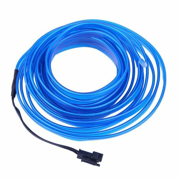 2-meter blå LED bil interiør ambient lys strip/tilbehør Blue