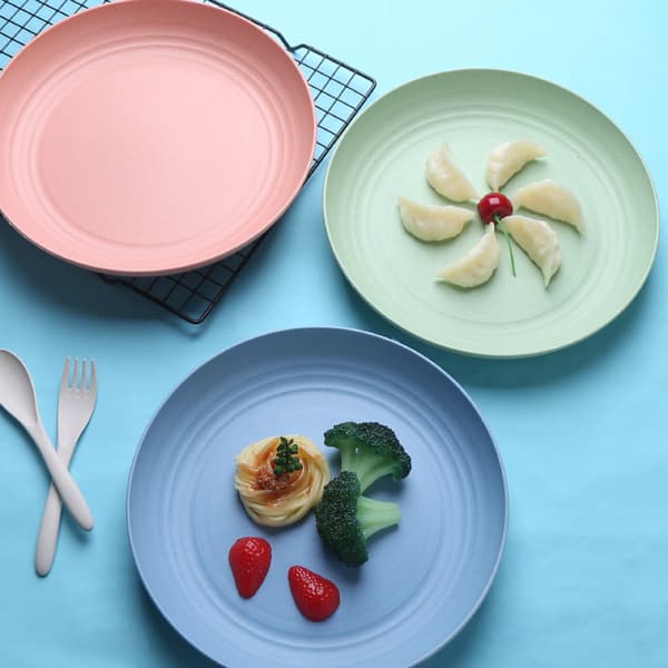 Hvedestråservice | Minimalistisk, let og holdbart til moderne svenske hjem plate 15cm