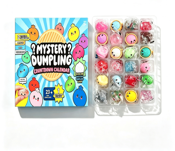 Julkalender 24 dagars nedräkning, Squishy Fidget Leksaker Överraskningsblindlåda för barn, Stresslindrande klämleksaker Julklapp