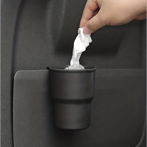 2-pak bilkopholdere: Luftventil og sædemonterede drikkeholdere, multifunktionelt ABS-materiale. black+White
