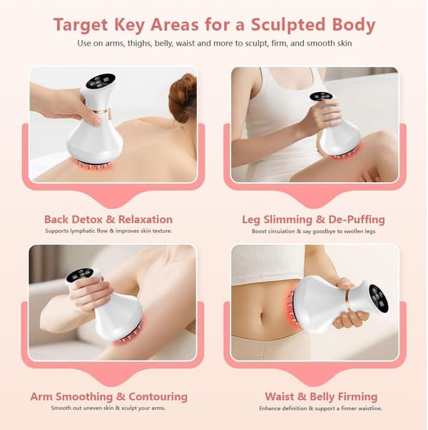 Lymphatic Drainage Massager - Deep Massage for Body & Cellulite