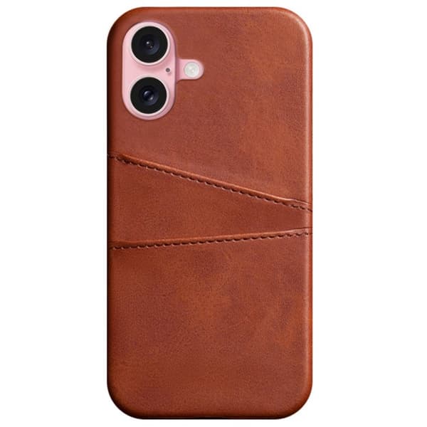 Apple iPhone 16 deksel kort - Lys brun / beige iPhone 16 beige Iphone 16