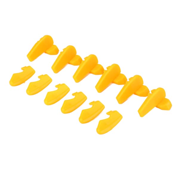 6 Pair Tire Changer Mount Demount Duck Head Inserts Wheel Rim Protector for Tire Changer Machine
