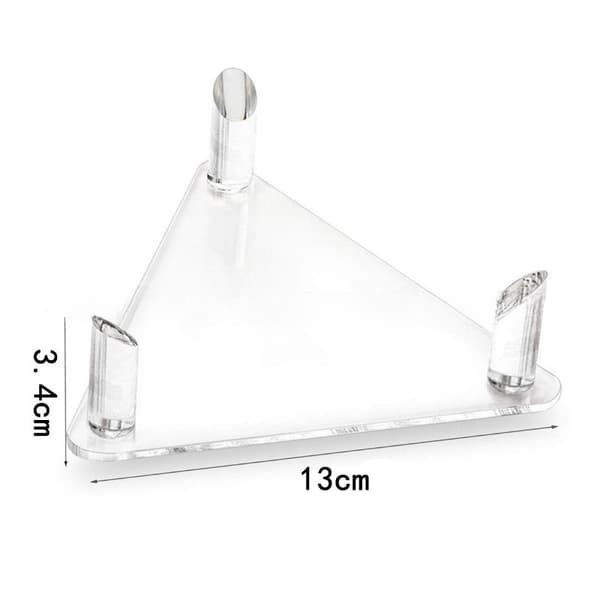 4-pack stativ - Tripod akryldisplaystativ för basketbollar, fotbollar, etc.