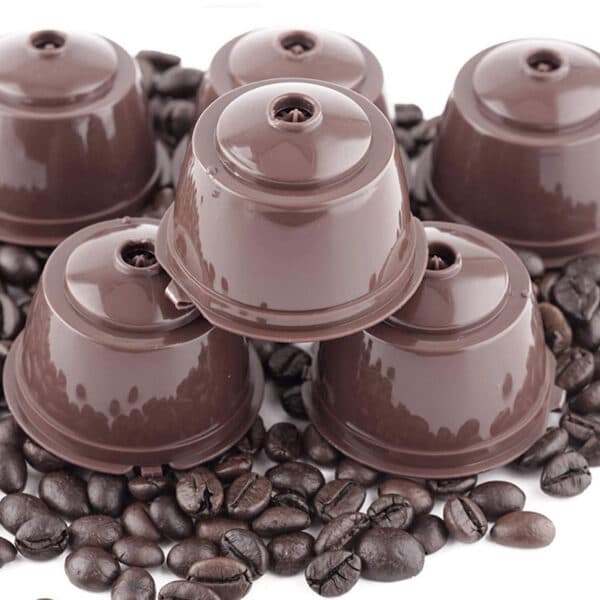 Reusable Coffee Pods Dolce Gusto, 5-pack brown