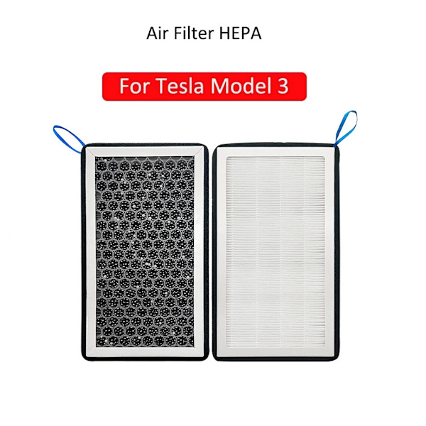 HEPA bil luftfilter egnet til Tesla Model 3 aircondition filter udskiftning