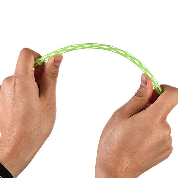 Återanvändbart transparent enfärgat plastsugrör, 9 tum Solid Color Thread