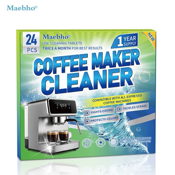 Rengøringstabletter til kaffemaskiner - Universal afkalker til espresso- og kaffemaskiner