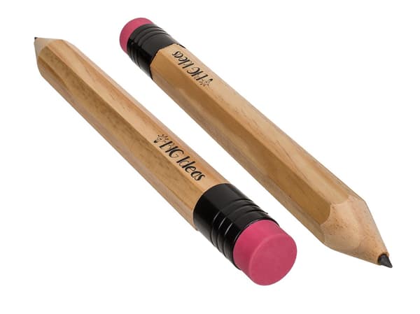 Kæmpe Blyant / Pen - 37 cm Beige