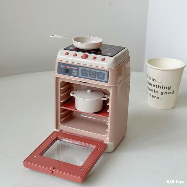 Legetøj til rolleleg for børn, realistisk minikøkken og husholdningslegetøj bread machine