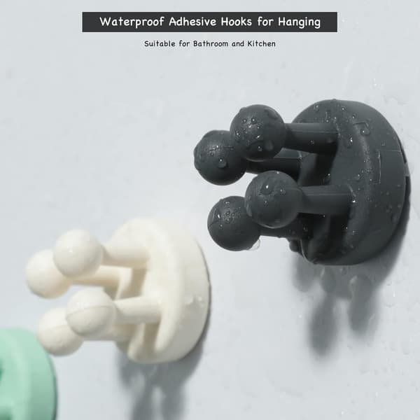 6 stk Tannbørsteholder - Multifunksjonskrok Vanntett
