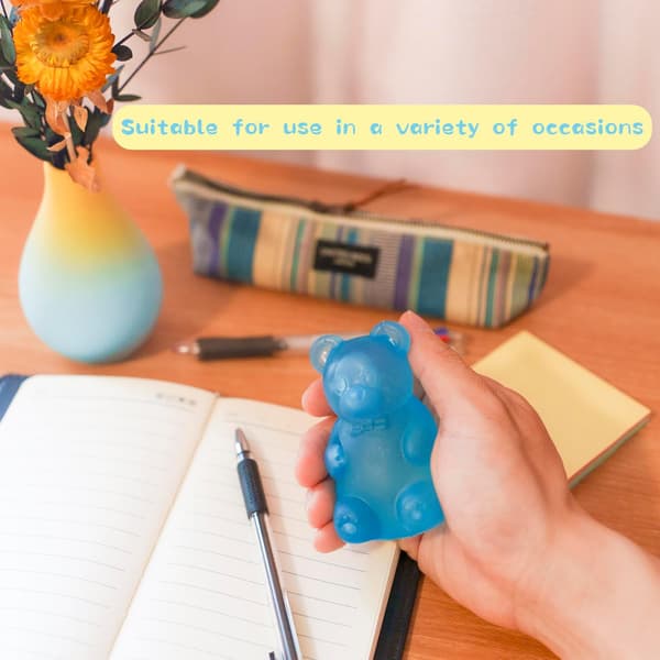 Maltose Squishy Stressavlastningsleke blue Candy Bear