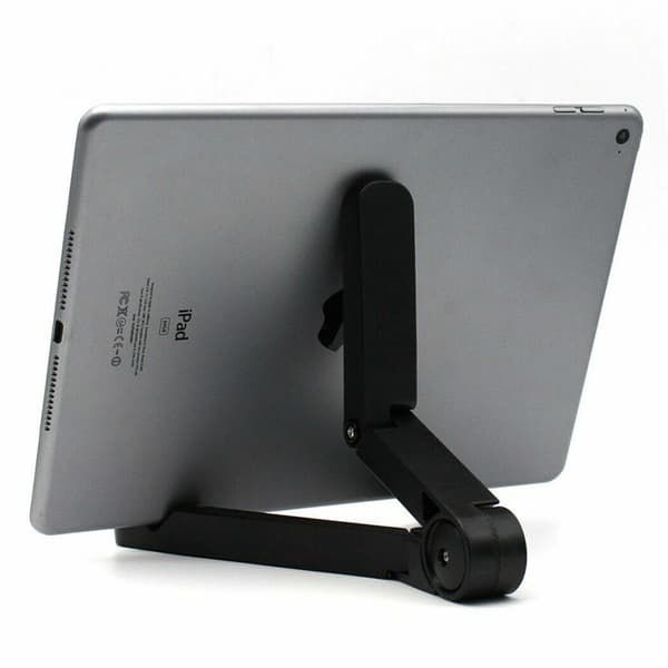 Justerbart bærbart skrivebordsstativ, foldbart tabletstativ, skridsikkert (til iPad) black