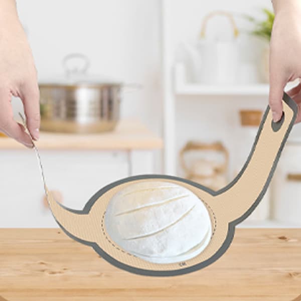 Non-stick silikon brødmatte for jerngryte | Gjenbrukbar brødbakematte