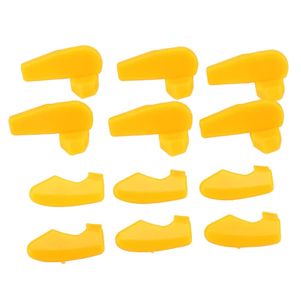 6 Pair Tire Changer Mount Demount Duck Head Inserts Wheel Rim Protector for Tire Changer Machine