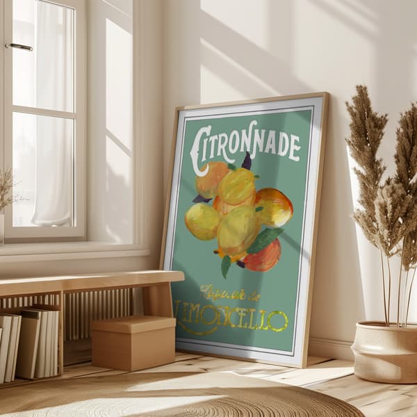 Citronnade Limoncello Poster 50x70 cm
