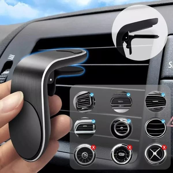 Bil Magnet Magnetisk Luftventil Stativ Holder Universal Til Mobile Mobiltelefoner