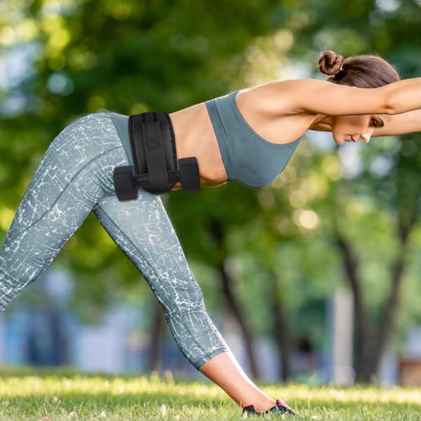 Hip Thrust Bælte med Polstring - Komfortabelt Vægtløftningsbælte til Ballertræning