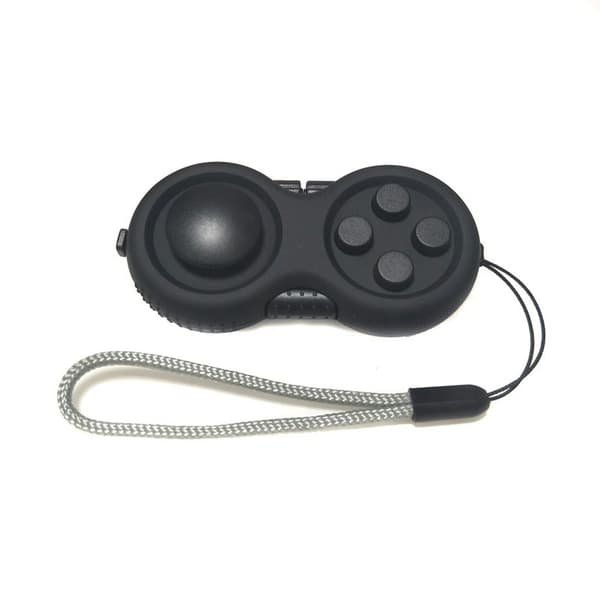 1 pc black fidget handle for children and stressed people