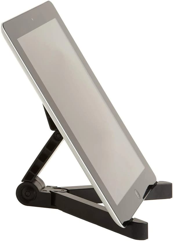 Justerbart bærbart skrivebordsstativ, foldbart tabletstativ, skridsikkert (til iPad) black