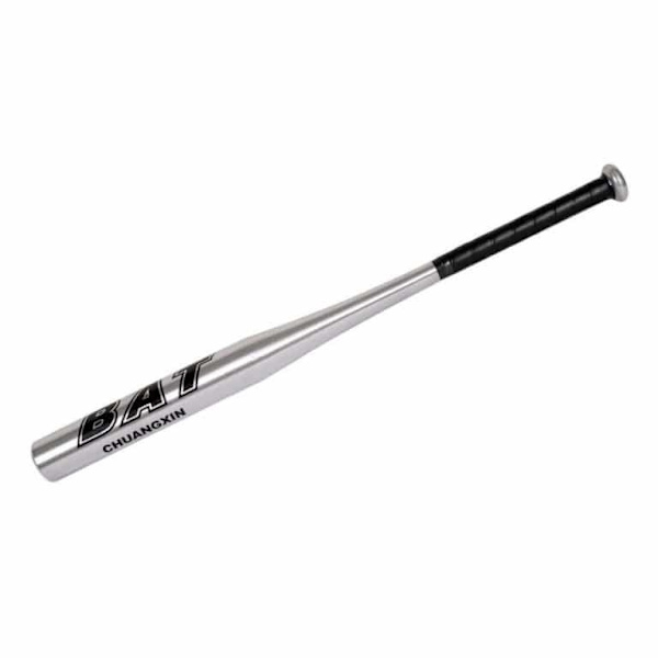 Baseballbat i aluminium inkl. bold