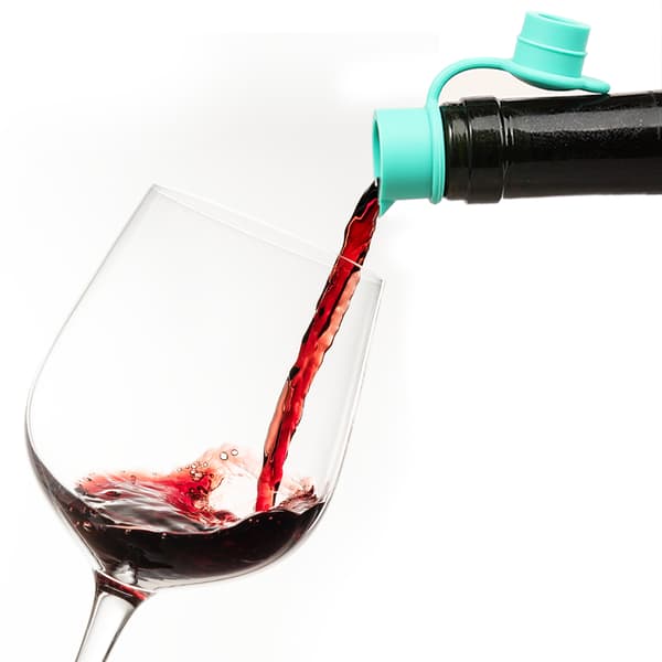 2 stk. silikoneflaskepropper – Vakuumforseglende propper til vin, champagne og sovseglas; multifunktionel konserveringsmiddel, velegnet til fester Indigo