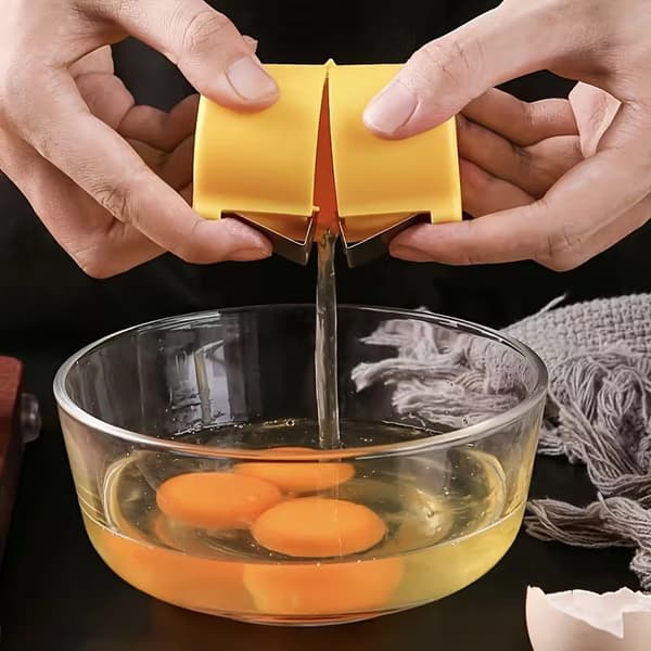 2-paknings eggseparator og skallfjerner - Raskt og enkelt eggsepareringsverktøy