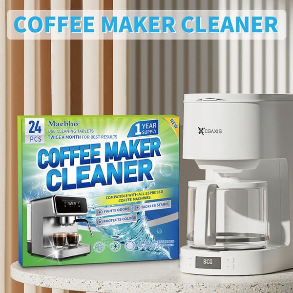 Rengøringstabletter til kaffemaskiner - Universal afkalker til espresso- og kaffemaskiner