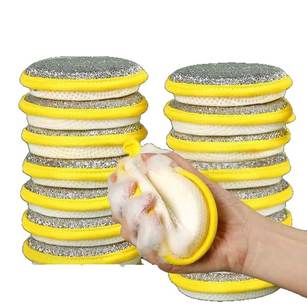 10-pack dubbelsidiga kökssvampar – diskborstset