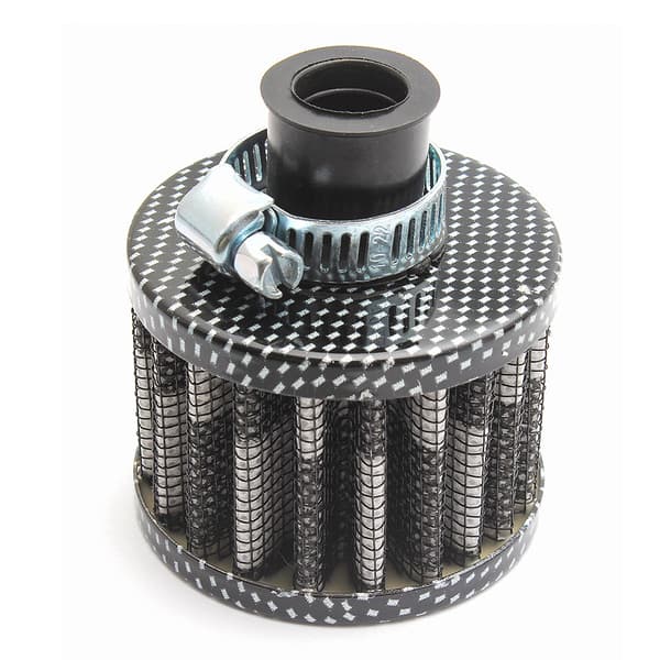 Set med 2 12 mm kallt insugningsluftfilter Turbo Vent vevhus bil vevhusventilationslock Hydrographics