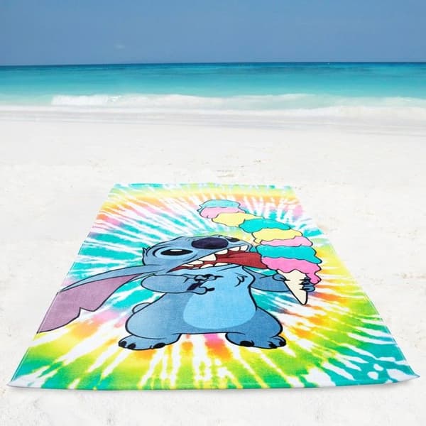 Stitch Stor Strandhandduk Flerfärgad