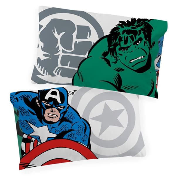 Marvel Comics Comic Cool, Barnslakan 140x200 cm, 100% Bomull, enkelsäng