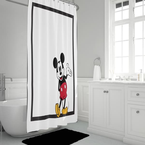 Duschdraperi Disney Mickey Mouse Vit