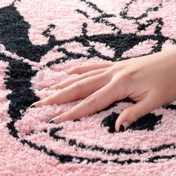 Badrumsmatta Disney Minnie Mouse Svart ros