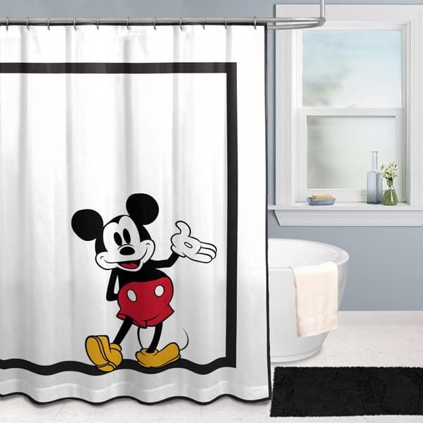 Duschdraperi Disney Mickey Mouse Vit