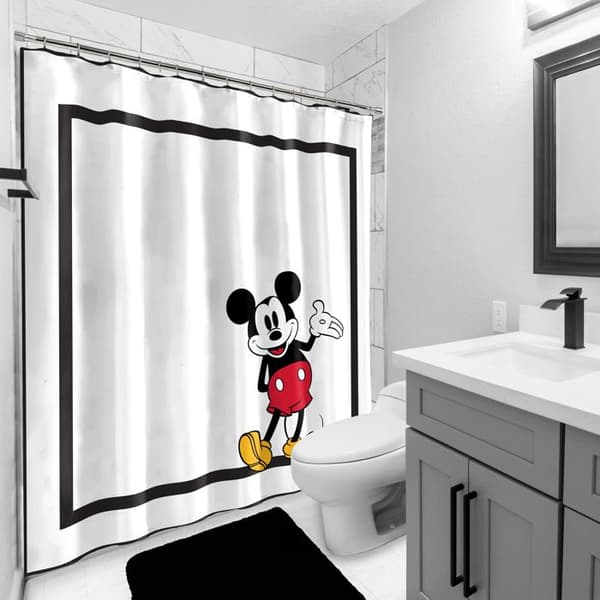 Duschdraperi Disney Mickey Mouse Vit