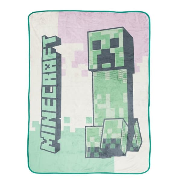 Rutig polar Minecraft Öken Creeper Vit, Grön, Rosa