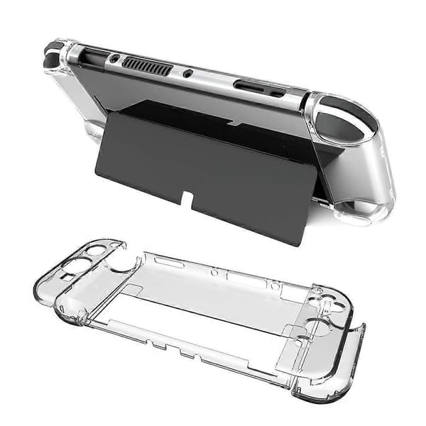 Nintendo Switch OLED -suojakotelo, Switch OLED -kirkas kotelo, Switch OLED -suojakotelo PC-punainen